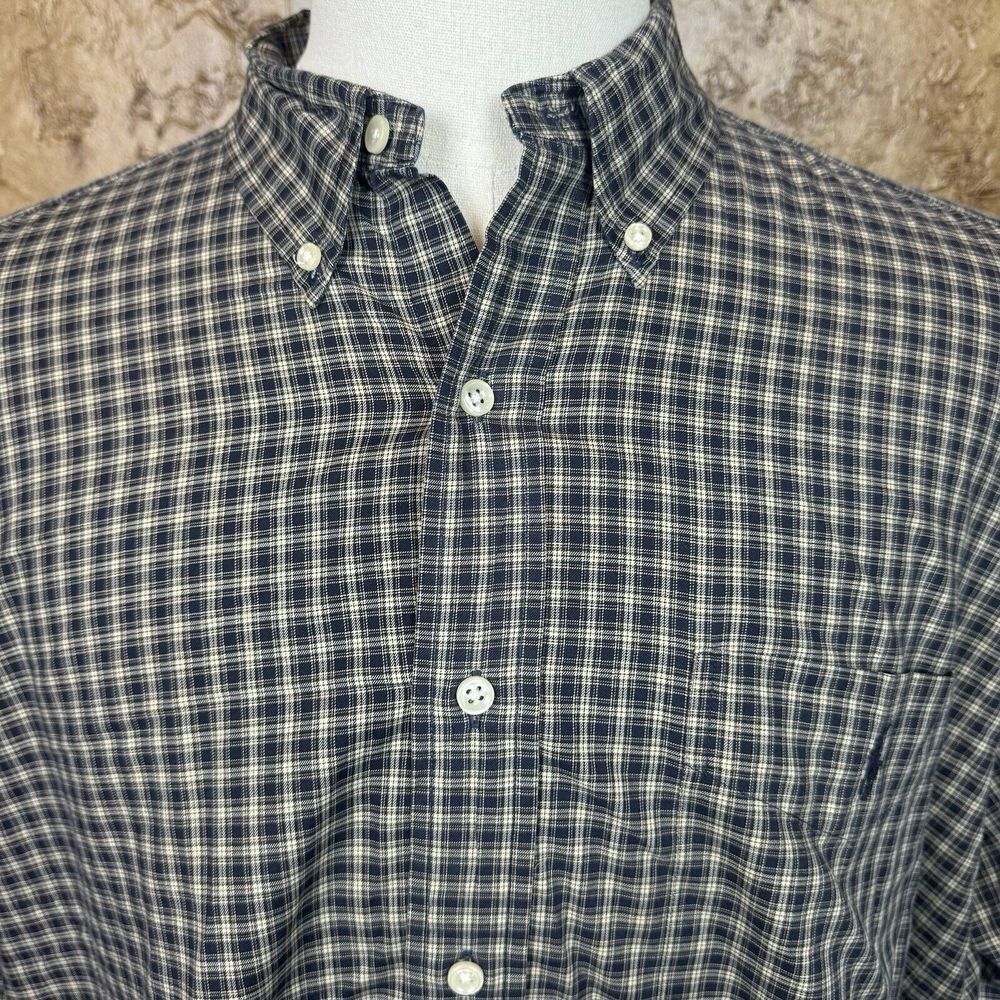 Ralph Lauren Shirt Men's XL Classic Fit Long Sleeve Plaid Button‎ Down EUC